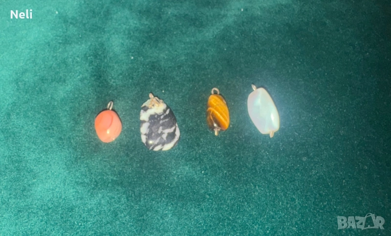 Медальони с полускъпоценни камъни, снимка 1