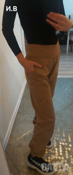 Спортен панталон с ластик и висока талия , снимка 1