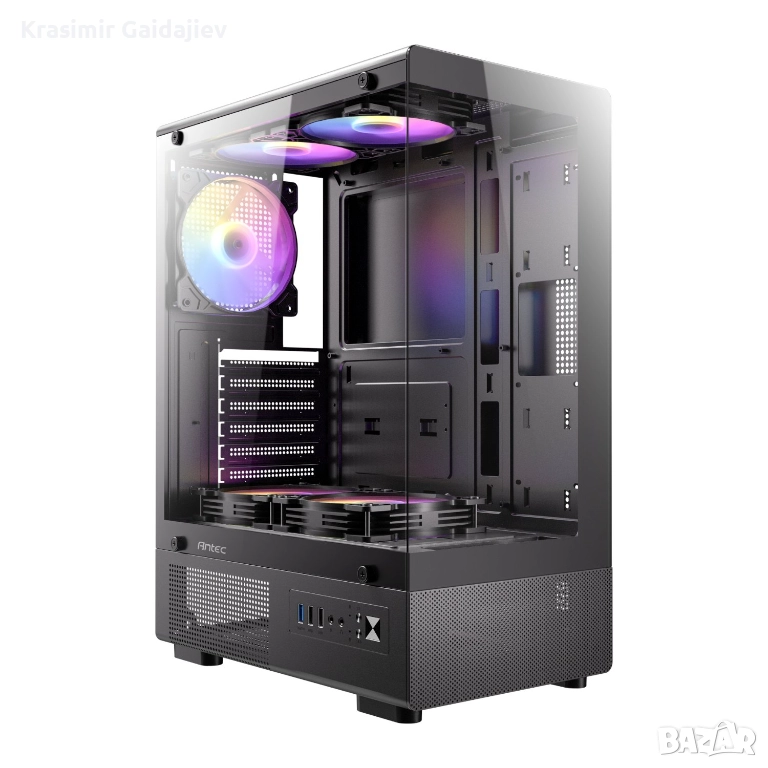 Antec VCX300 ARGB ATX Gaming Chassis, снимка 1