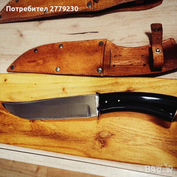 Колекционерски Ловен масивен нож , снимка 1