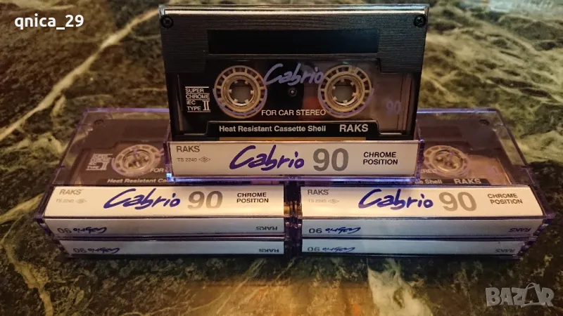 Raks Cabrio 90 не записани аудио касети, снимка 1