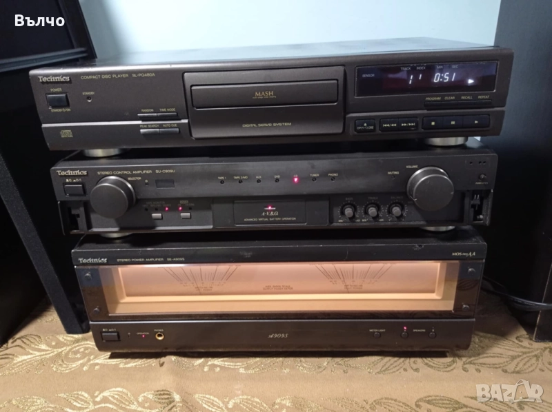 Technics SE-A909U - SU-C909U- CD-Тонколони KENWOOD, снимка 1