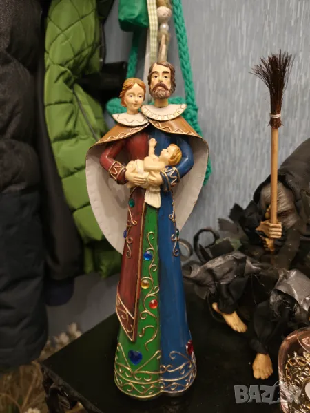 Статуетка ръчна изработка метал и керамикаразпродажба , снимка 1