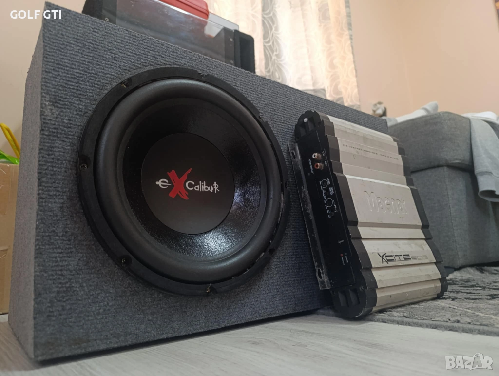 Бас каса 10 + усилвател, снимка 1