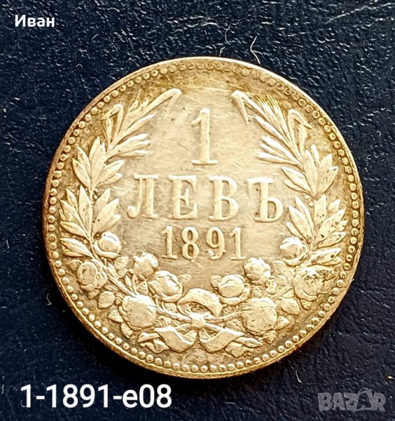 1 лев 1891 г., снимка 1