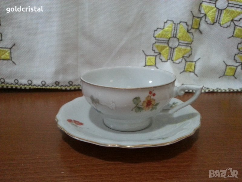 стар порцелан Чехословакия чашка за кафе , снимка 1