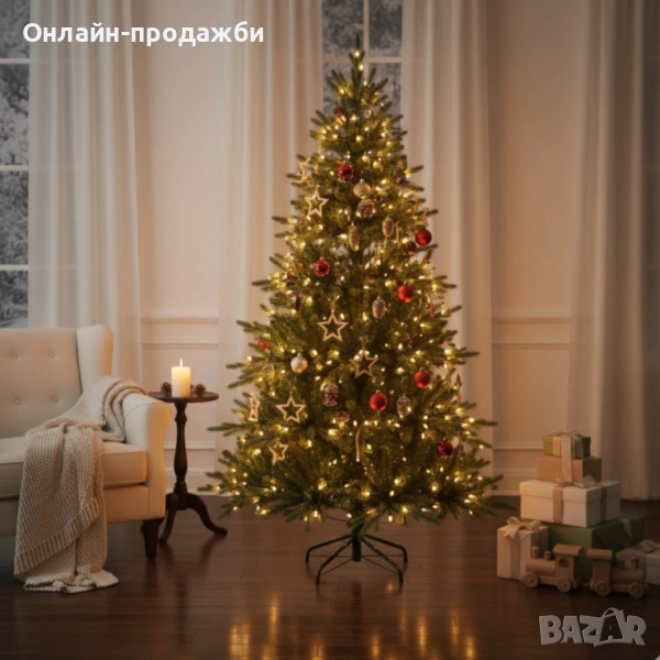 Красива коледна елха , снимка 1