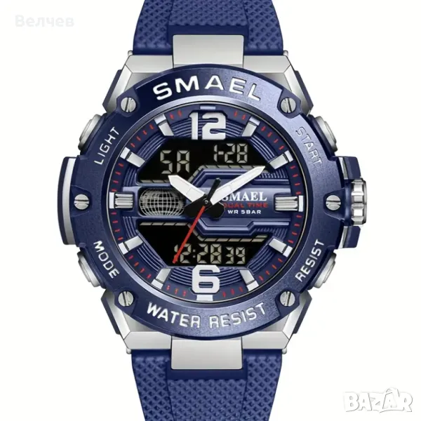 Спортен мъжки часовник SMAEL - нов, снимка 1
