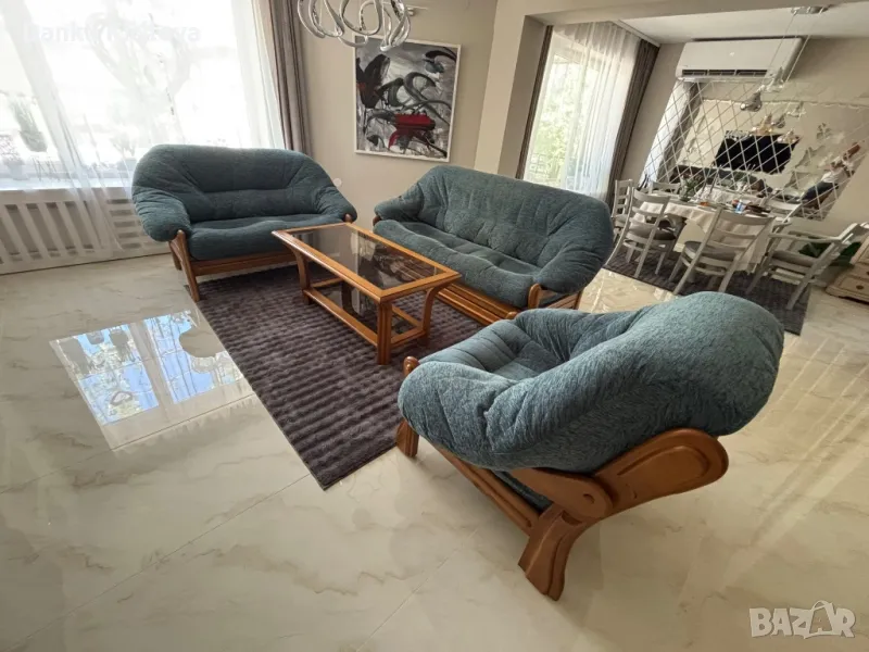 Холна гарнитура от масивно дърво, снимка 1