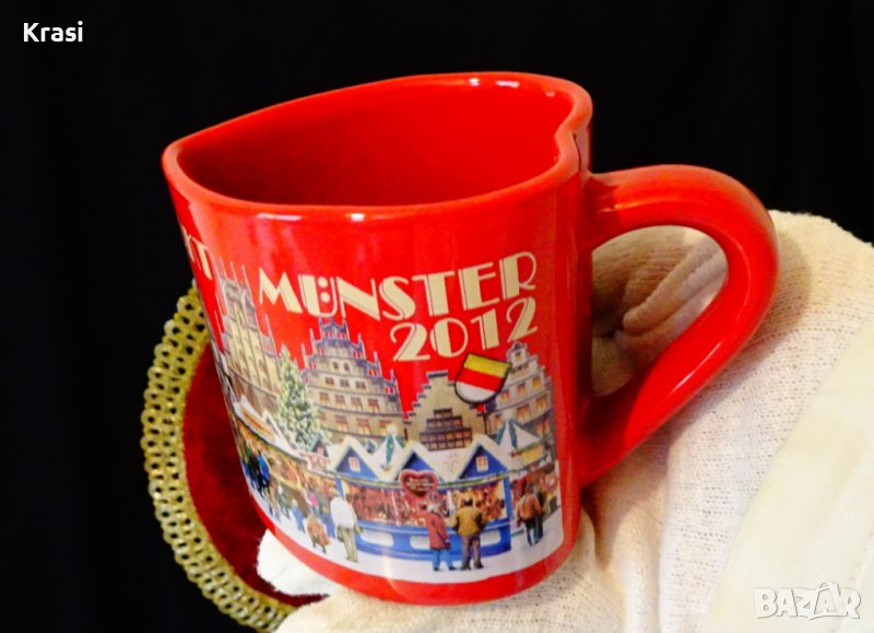 Немска порцеланова чаша сърце, снимка 1