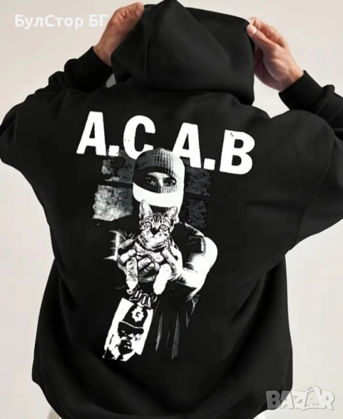 Мъжки Суичър A.C.A.B, снимка 1