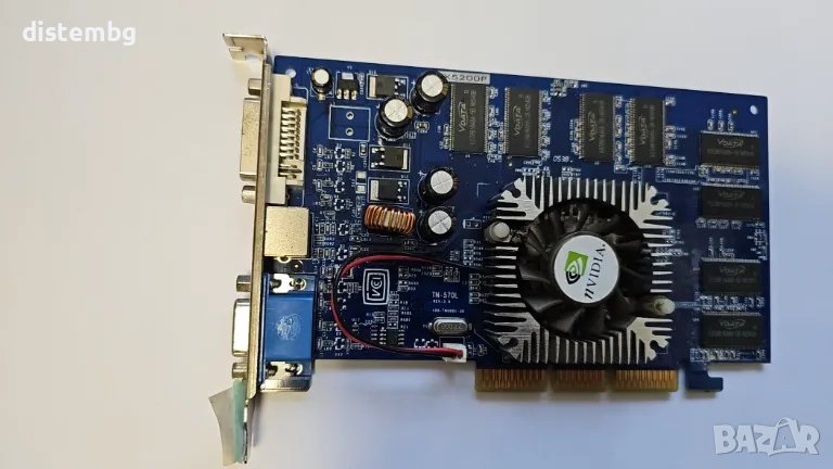 Видеокарта NVidia GeForce  FX5200 128MB DDR, снимка 1