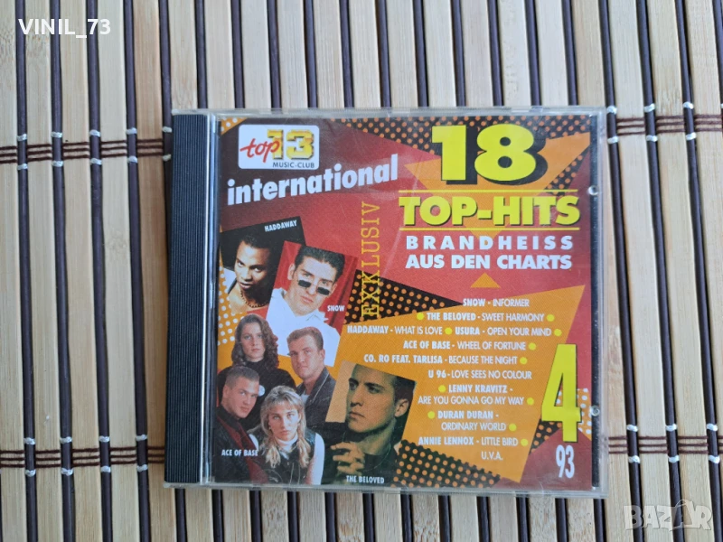 18 Top-Hits International 4/93, снимка 1