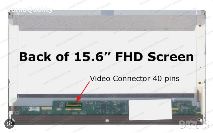Матрица за лаптоп (Дисплей) 15.6" LP156WFC-TLB1 (1920x1080) 40 pin Dell M4800 и др., снимка 1