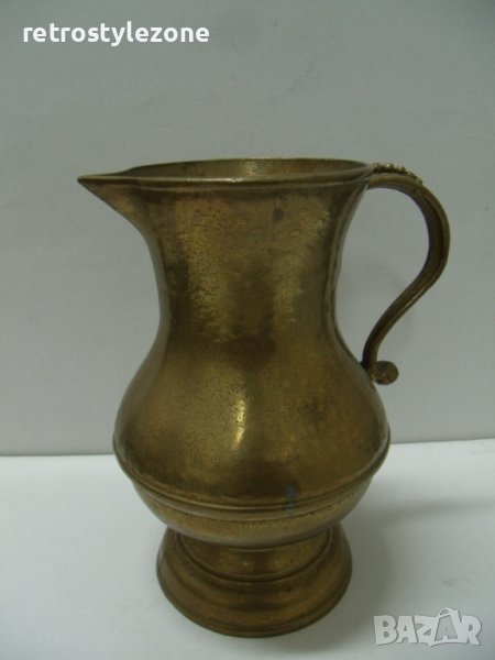 № 6777 стара метална / бронзова кана   , снимка 1