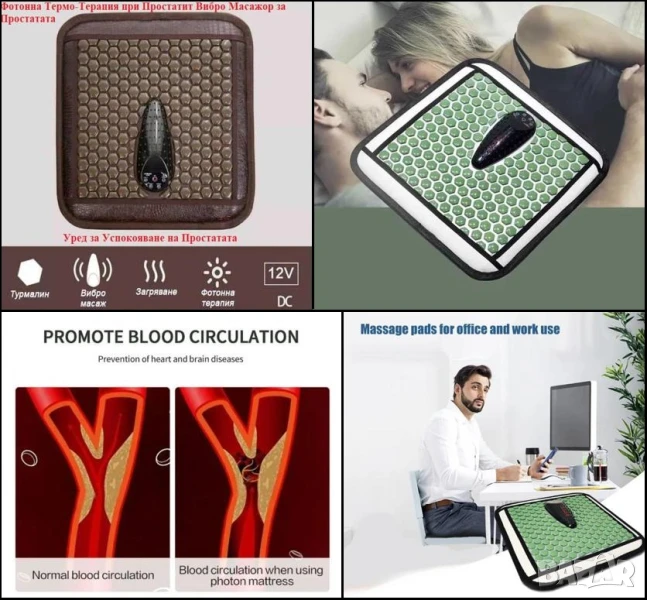 3D Фотонна Термо Терапия при Простатит Вибро Масажор за Простатата Уред за Успокояване на Простатата, снимка 1