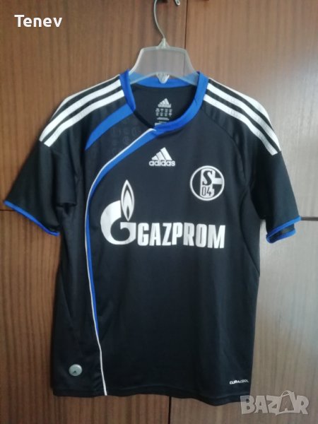 Schalke 04 Adidas 2009/2010 оригинална тениска фланелка Шалке 04 екип за гостуване , снимка 1