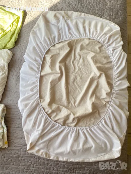 Протектор с ластик за бебешка кошара 60 х 120 см. , снимка 1