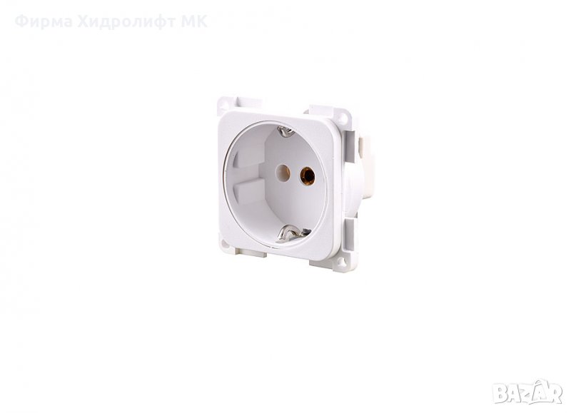 Контакт за вграждане бял SCHUKO 2 - 10/16A, 250V в кемпер/каравана 9974260, снимка 1