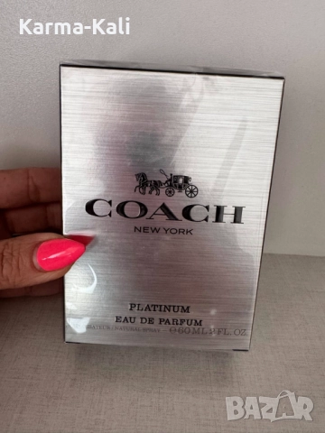 Нов оригинален парфюм Coach Platinium 60 мл, снимка 2 - Мъжки парфюми - 52094764