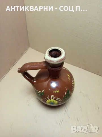 Соц Стара Глинена Стомна Бардуче., снимка 4 - Антикварни и старинни предмети - 50393773