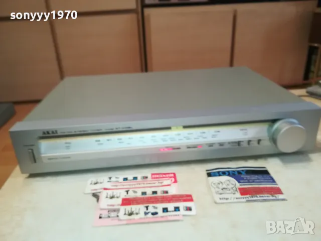 AKAI AT-KO2L TUNER MADE IN JAPAN-ВНОС SWISS LNWC1711241255, снимка 3 - Ресийвъри, усилватели, смесителни пултове - 47998771