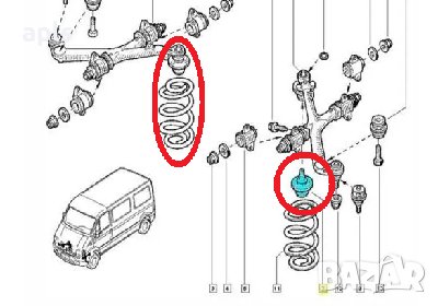 НОВ Шарнирен болт RENAULT MASTER 1998-2009 год., снимка 2 - Части - 37532591