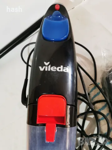Вертикална прахосмукачка Vileda, Капацитет 0,640л, 400W, Дължина на кабела 7м, Черен, снимка 5 - Прахосмукачки - 49784450
