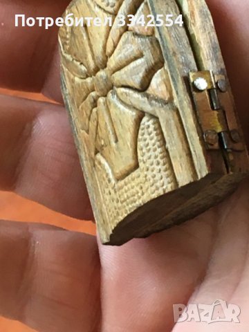 ИКОНА ДИПТИХ ДЪРВОРЕЗБА МИНИ, снимка 4 - Други ценни предмети - 37265071