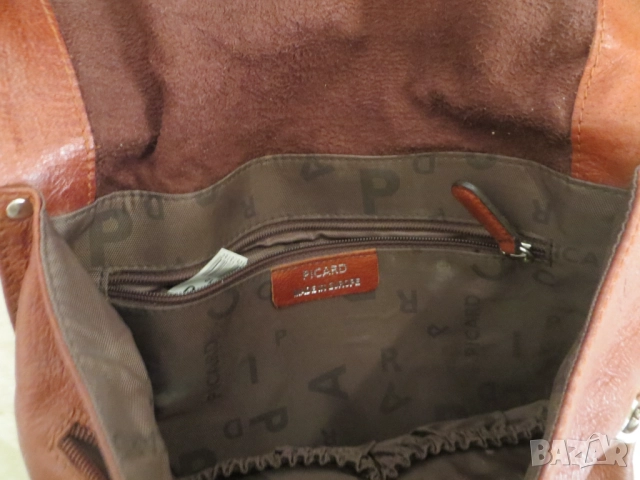 Кожена чанта Picard, снимка 5 - Чанти - 51824965