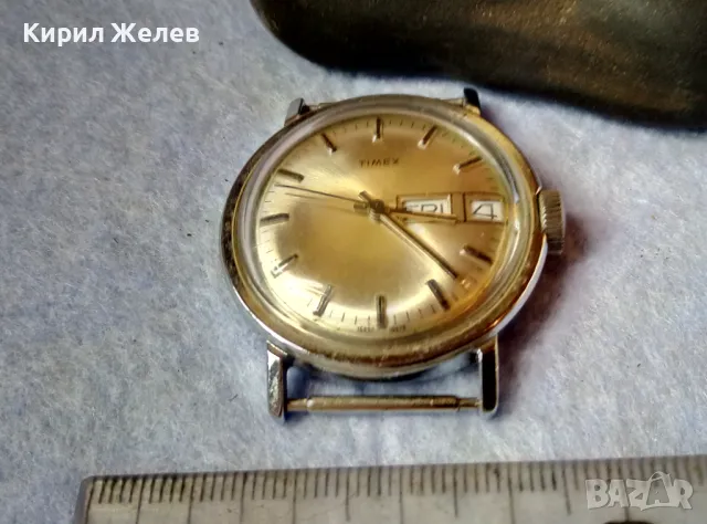 TIMEX Стар РЯДЪК ВИНТИДЖ МОДЕЛ АНГЛИЙСКИ РЪЧЕН ЧАСОВНИК ТАЙМЕКС РАБОТЕЩ 49577, снимка 4 - Антикварни и старинни предмети - 48442718