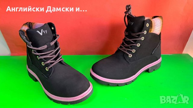 Английски дамски боти- Vty, снимка 2 - Дамски боти - 38455494