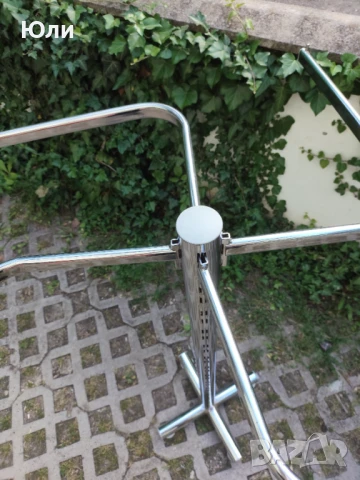 Щендер за дрехи четирилъчев - 1 бр., снимка 3 - Стелажи и щандове - 50694429