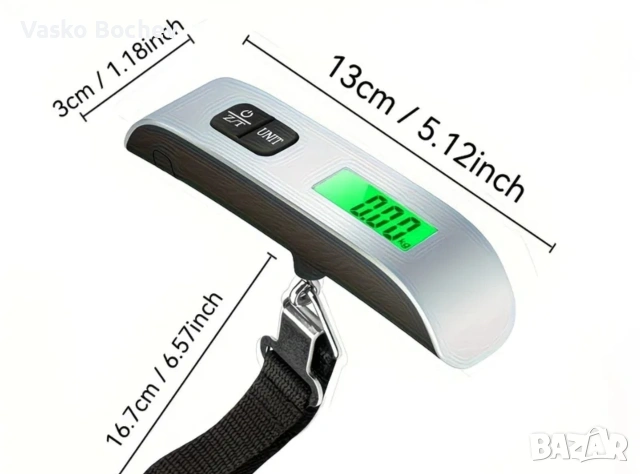 Електронна везна за багаж, снимка 2 - Електронни везни - 54200320