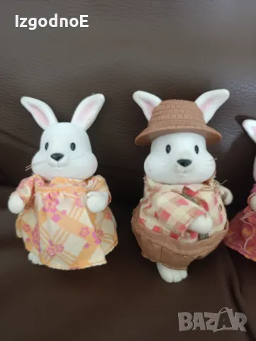 Lil Woodzeez Bunny Figures Фигурки семейство зайчета с дрешки, снимка 4 - Фигурки - 49665514