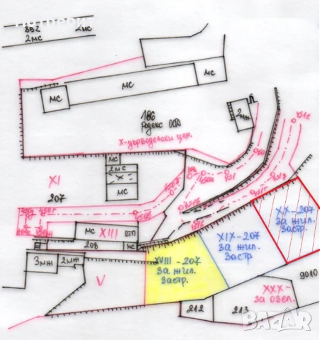 Парцел УПИ XX - 681 кв.м., с. Баните, снимка 2 - Парцели - 50937568