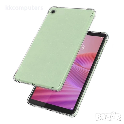 Калъф с Протектор за Lenovo Tab One TB-305FU / Tab K9, Прозрачен TPU, Ударозащитен с 4 Подсилени Ъгъ, снимка 2 - Калъфи, кейсове - 51995019