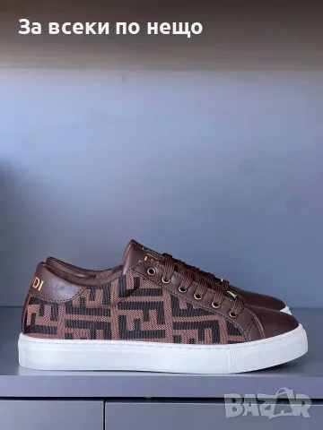 Fendi Дамски Кафеви Маратонки👟Дамски Спортни Обувки👟Кецове Фенди Код SEM-176, снимка 2 - Кецове - 55769321