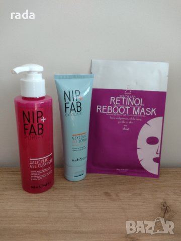 3 продукта - гел за лице и скраб NIP FAB и маска за лице Youth Lab , снимка 3 - Козметика за лице - 44208317