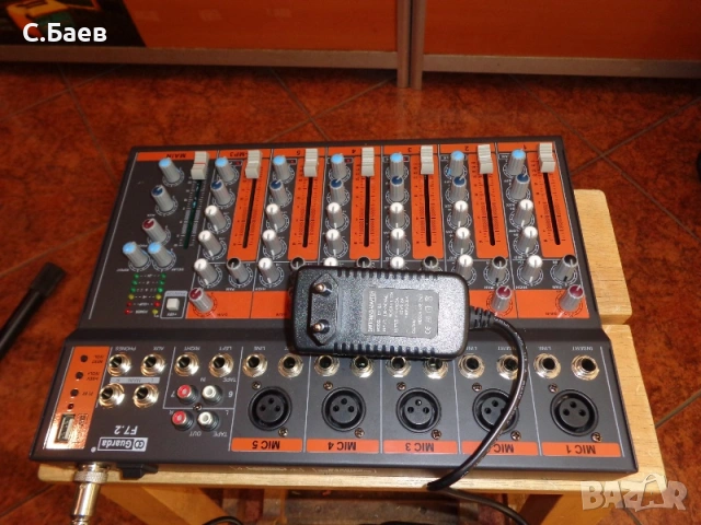 7 канален мишпулт., снимка 3 - Ресийвъри, усилватели, смесителни пултове - 54138991