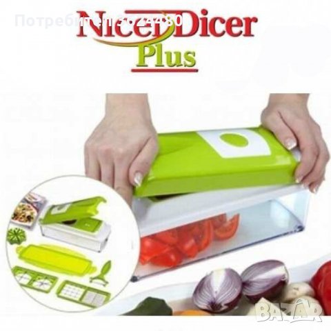 Революционно кухненско ренде - Nicer Dicer Plus, снимка 1 - Други - 39908814