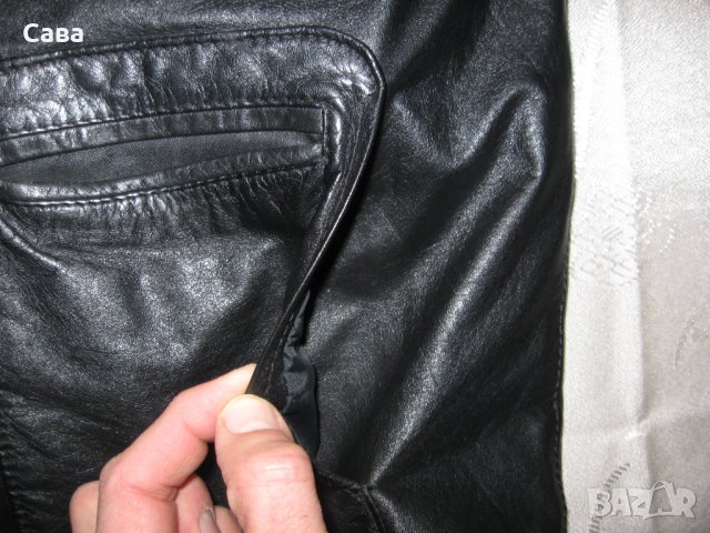 Кожено яке PTA   мъжко,М, снимка 6 - Якета - 31881634