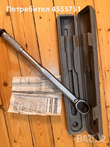 Динамометричен ключ Teng Tools 1/2" (40-210 Nm / 30-150 ft-lb) с куфар, снимка 2 - Ключове - 55772640