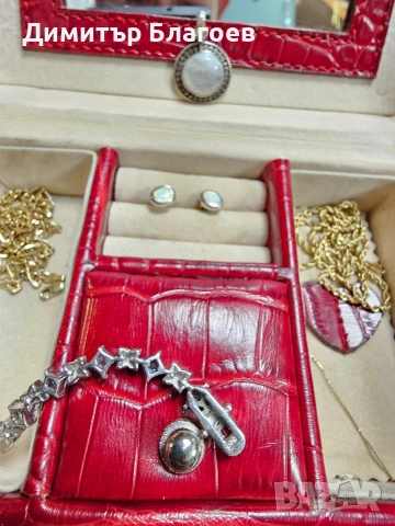 Сребърна гривна 925 аквамарин , снимка 2 - Гривни - 53251430