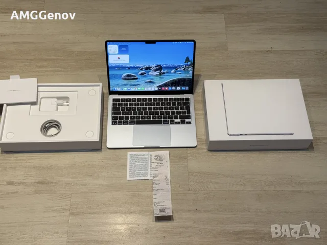 Като Нов 13.6’ Apple Macbook Air M4 16GB Ram 256GB SDD  97% Battery -Гаранция