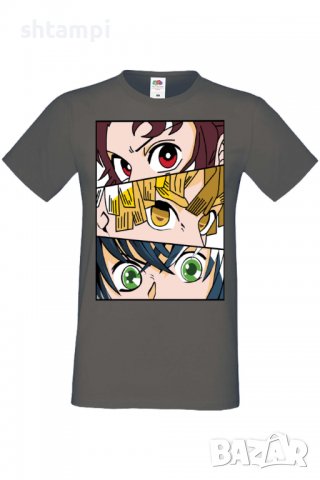 Мъжка тениска Demon Slayer Trio,Анимация,игра,Празник,Повод,, снимка 8 - Тениски - 38095383