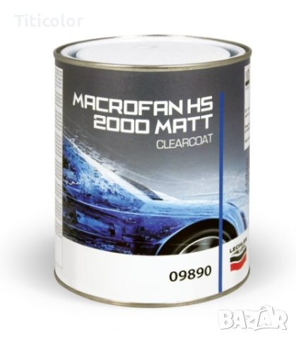 LECHLER 2000 Лак Macrofan HS MATT – 1л, снимка 1 - Автотенекеджийски и автобояджийски - 42364524