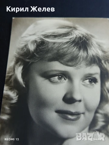 Стара картичка СССР РОЗА МАКАГОНОВА АРТИСТ за КОЛЕКЦИЯ ДЕКОРАЦИЯ 50737, снимка 3 - Колекции - 51300999