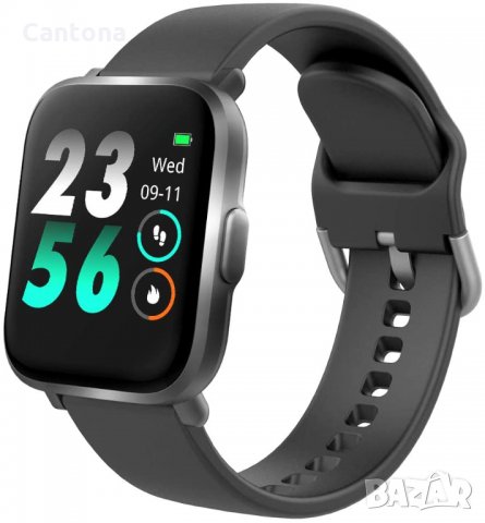 Smartwatch CS201, IP68, спортни ​режими, пулс, сън, SpO2, за Android iPhone