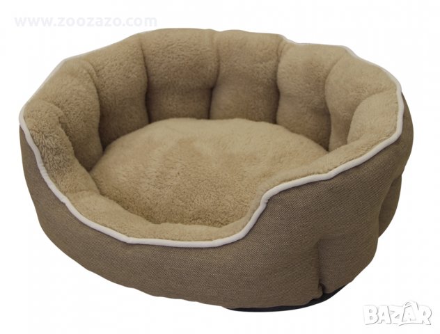 Легло овал микрофибър за Куче или Котка 59 x 53 x 18 см. - Модел: 60859, снимка 1 - За котки - 30834482
